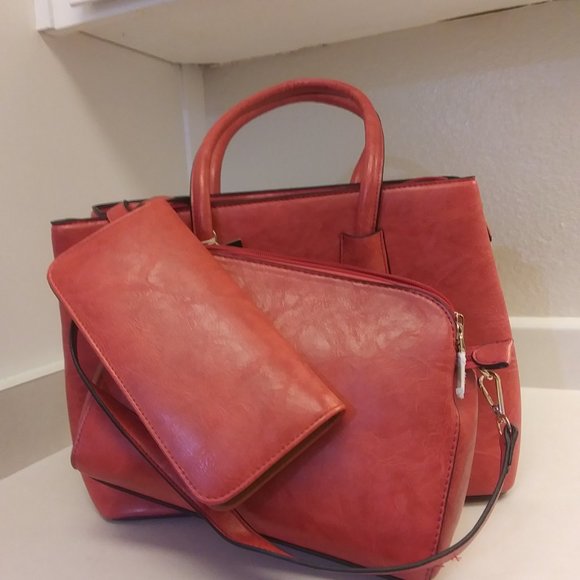 Isabelle Handbags Vegan 3 in 1 Satchel and wallet set - Picture 2 of 9